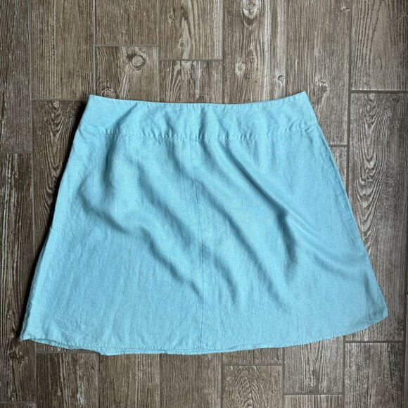 Paraphrase‎ Y2K Linen Embroidered Skirt Womens 20W Short Fairy Embroidered Vtg - Picture 6 of 8